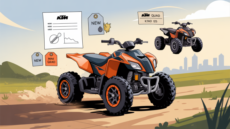 Prix quad KTM : guide des tarifs et modèles d’occasion